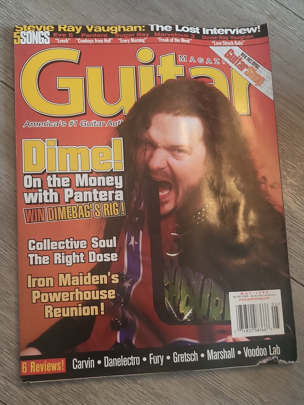 Guitar Magazine Pantera Cover (Red/Orange) 1999